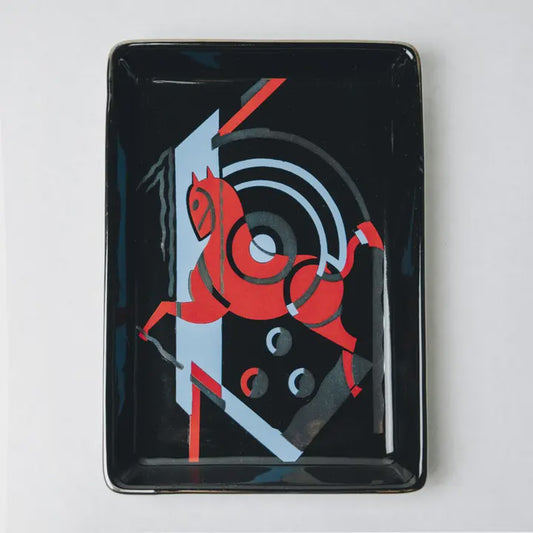 Deco Stallion Ceramic Tray