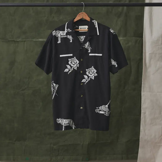 Pasta La Vista Italian Food Casual Button Up Shirt Men Women