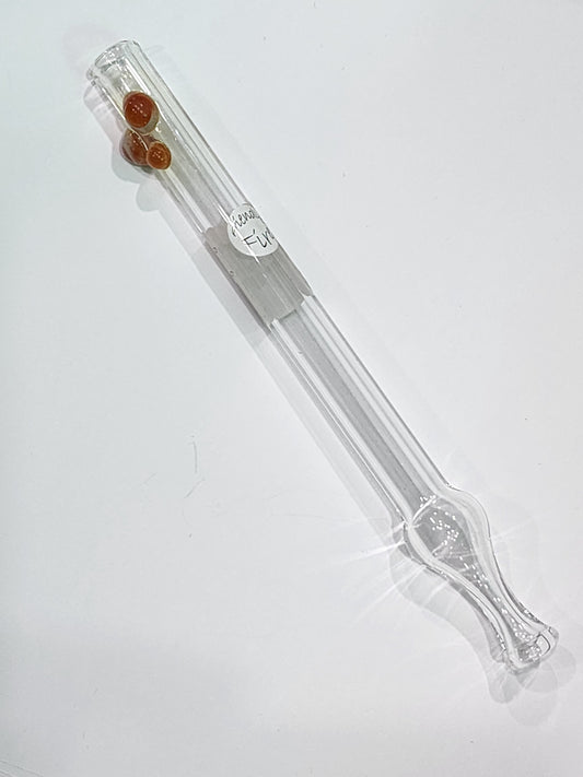 Friendly Fire clear honeystraw with color dots