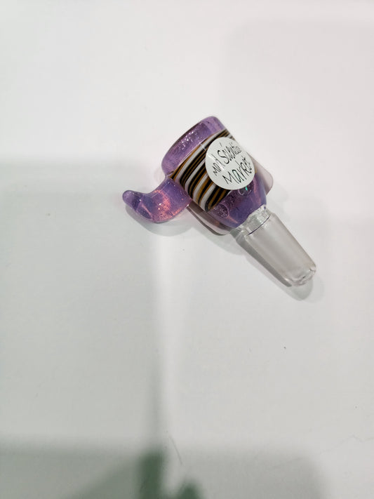 Ghost Rider Glass linework bowl w screen