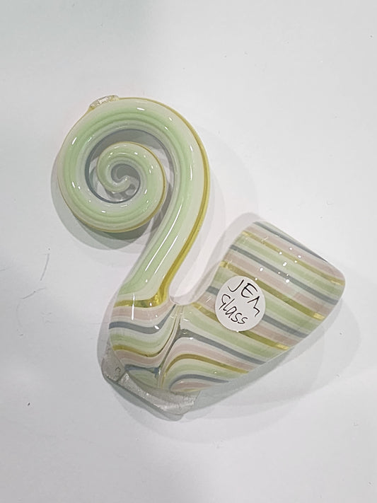 JEM Glass sherlock with curly mouthpiece