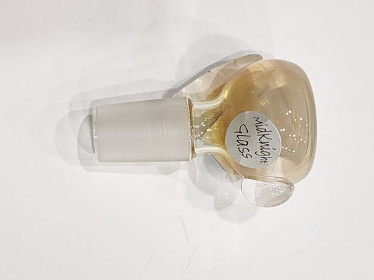 MidKnight Glass silver fumed bowl