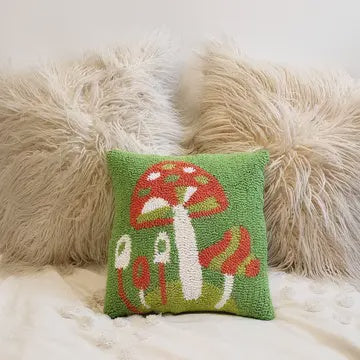 Tufted Mushroom Pillow