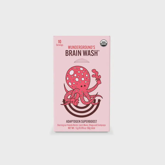 Organic Brain Wash SuperBoost (10 Serving Carton)
