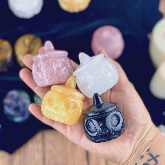 Black Obsidian Pumpkin