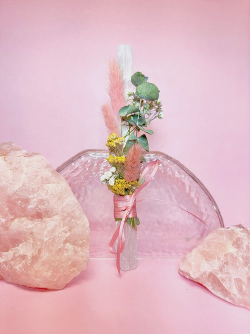 Floral Selenite Bundle