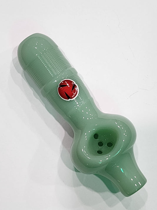 Str8 Glass threaded shotgun w 4 hole screen multi colors