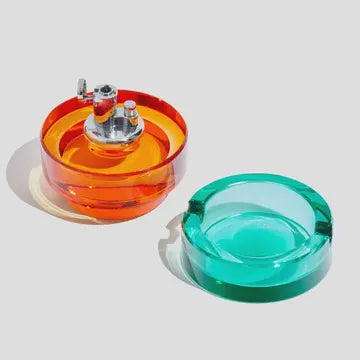 Glass Tabletop Lighter / Tropical Punch