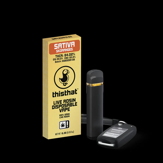 THCA Live Rosin .5 Gram Disposable