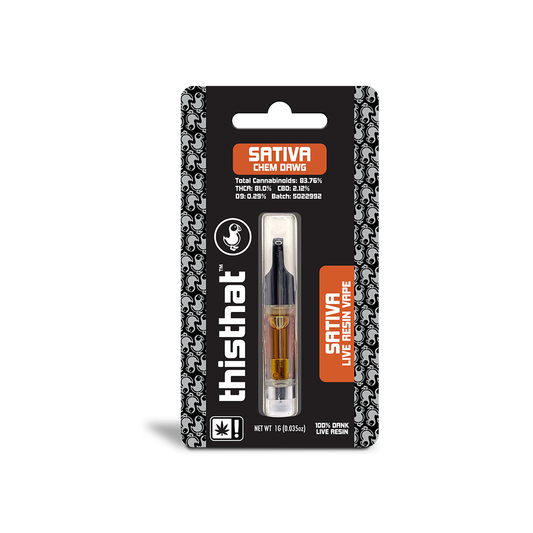 THCA Live Resin Cartridge 1g