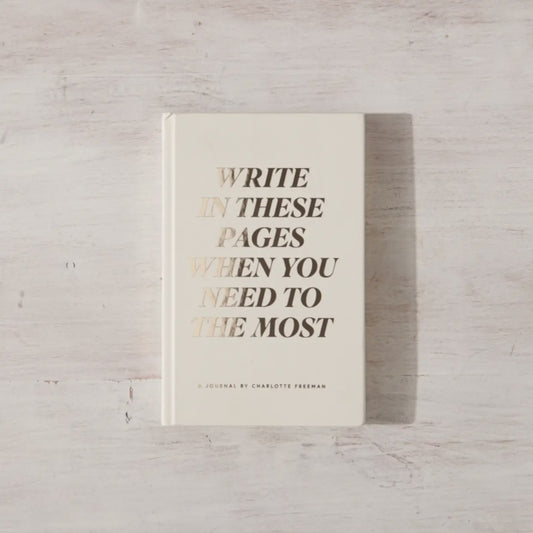 Write In These Pages Journal