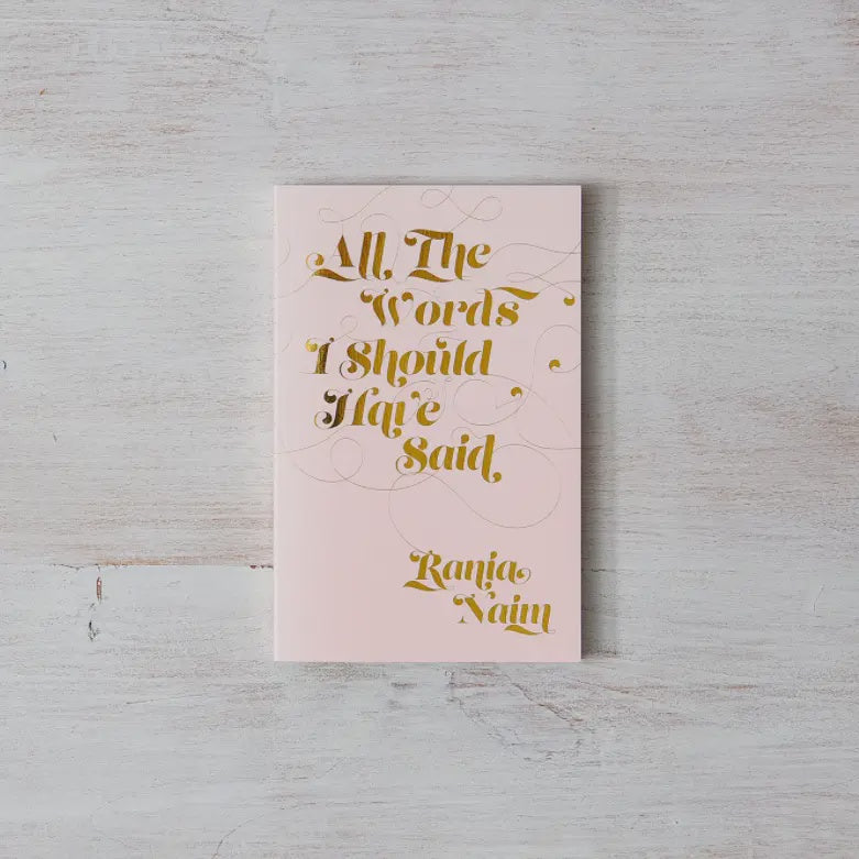 All The Words I Should Have Said - Book