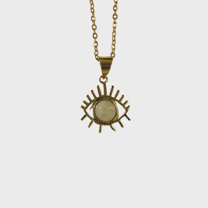Divine Eye Moonstone Pendant