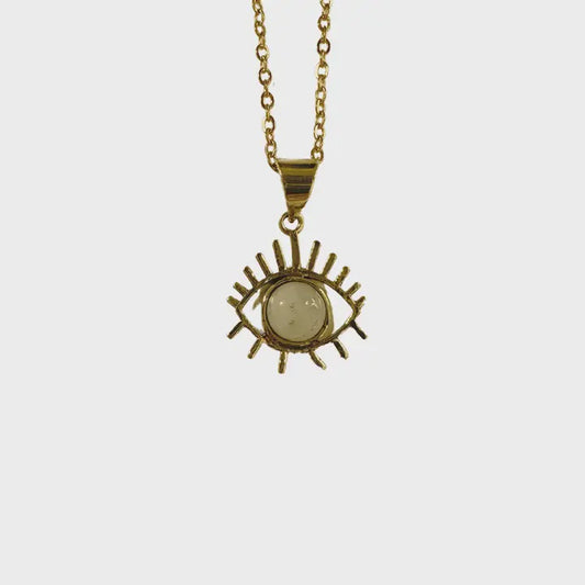 Divine Eye Moonstone Pendant