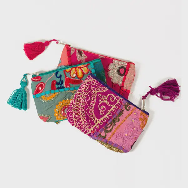 Embroidered Coin Purse