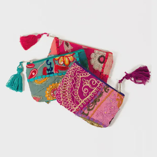 Embroidered Coin Purse