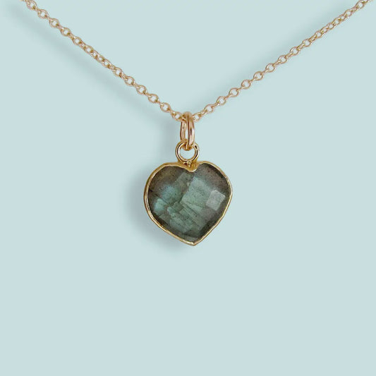 Heart of Stone Labradorite Necklace