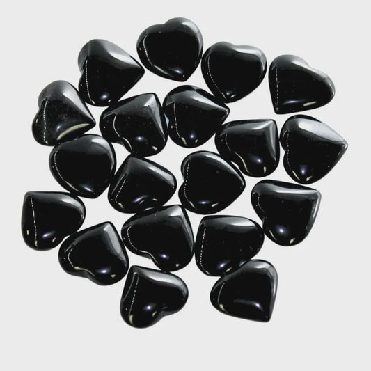 Crystal Heart - Black Obsidian