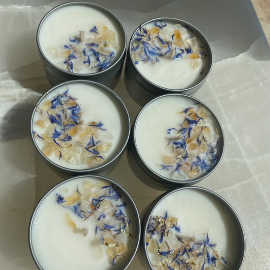 Abundance Crystal Candle
