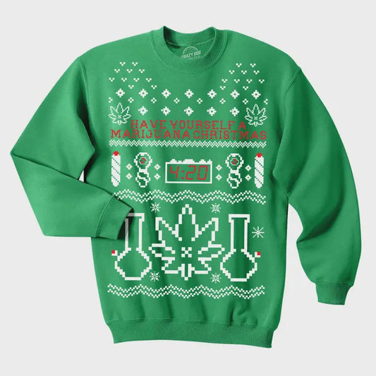 Have Yourself A Marijuana Christmas Sweatshirt