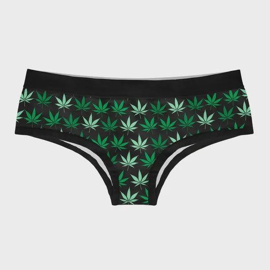 Pot Leaves Underwear Womens