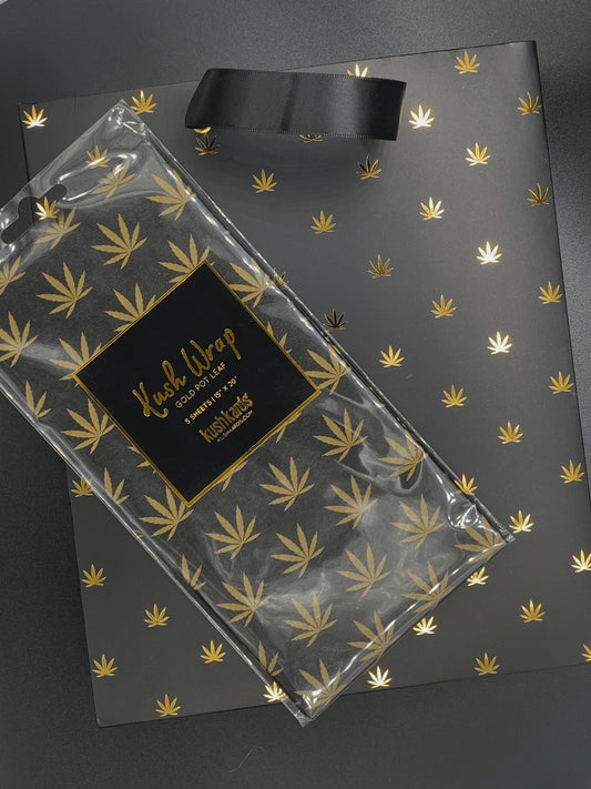 Pot Leaf Print Gift Bag & Tissue Paper